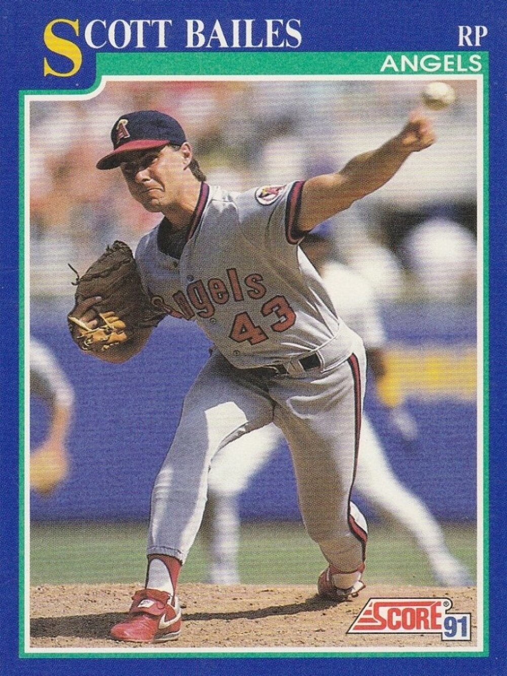 Scott Bailes Score 91 Baseball Card